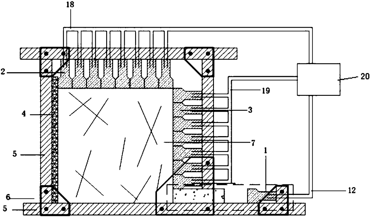 Transient unloading test simulation system for deep fractured rock mass under high confining pressure