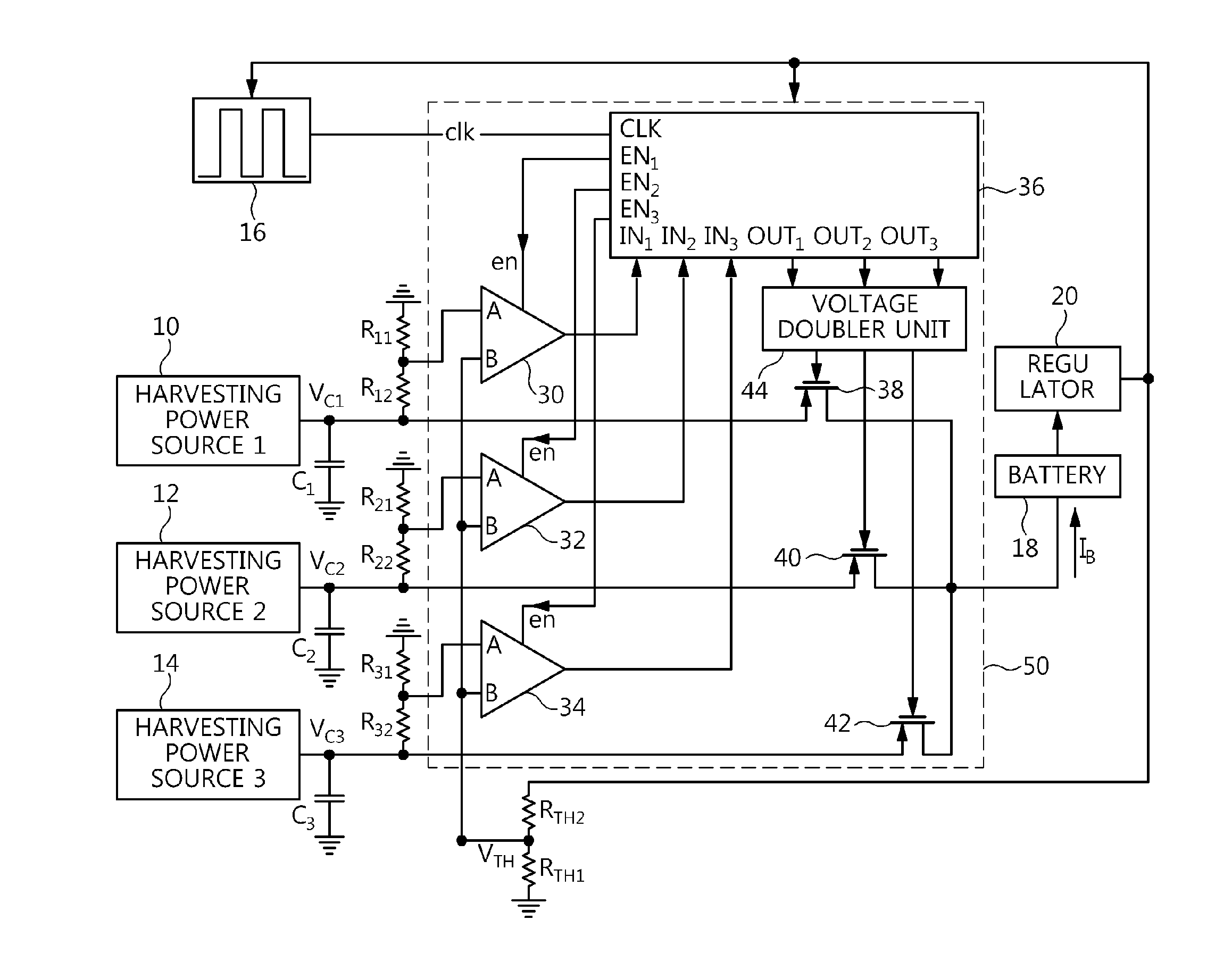 Power management apparatus and multi-source energy harvesting system using the same