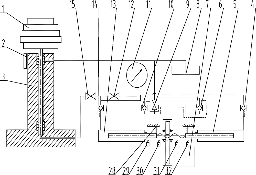 Rolling friction piston pressure gauge