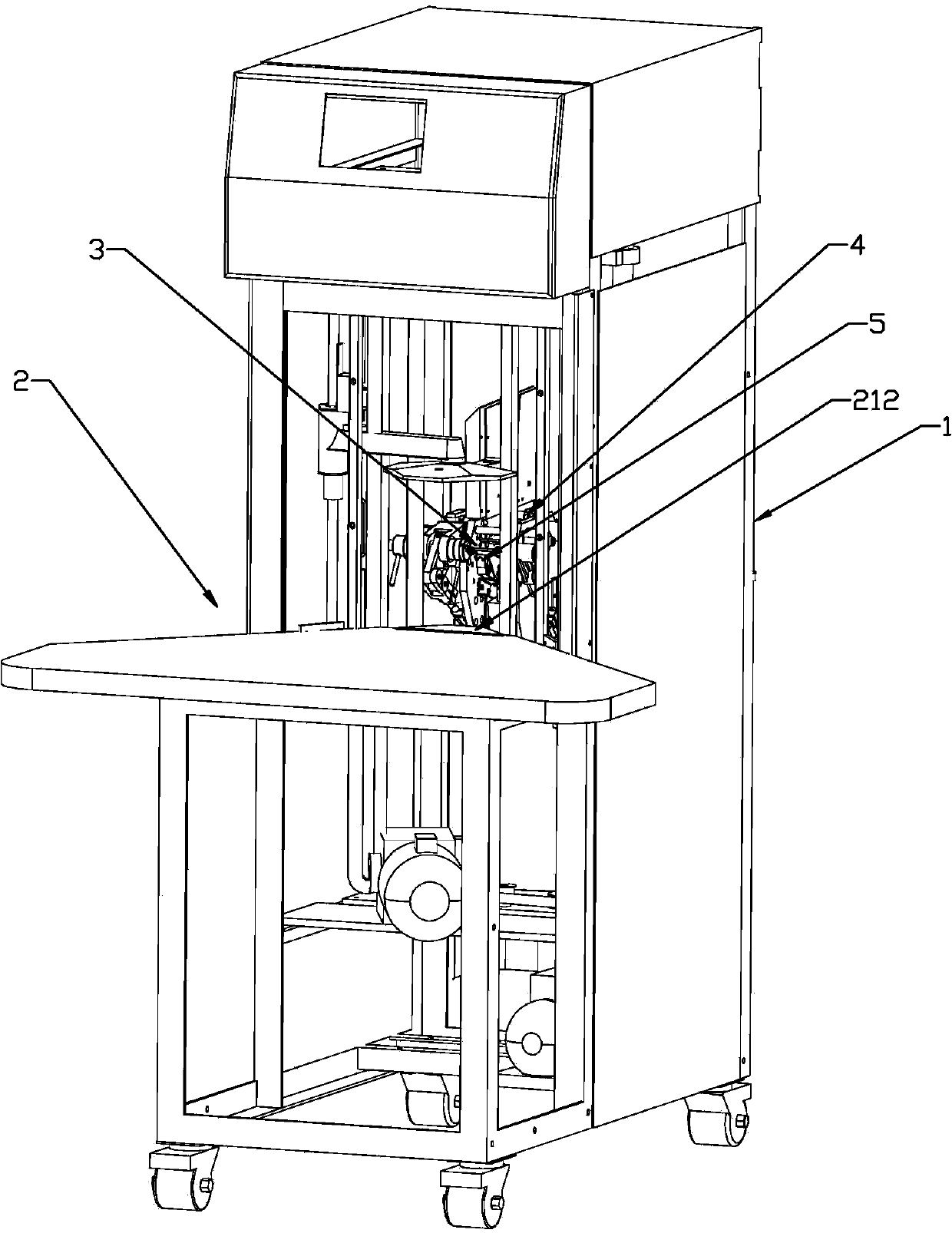 Paper-counting machine