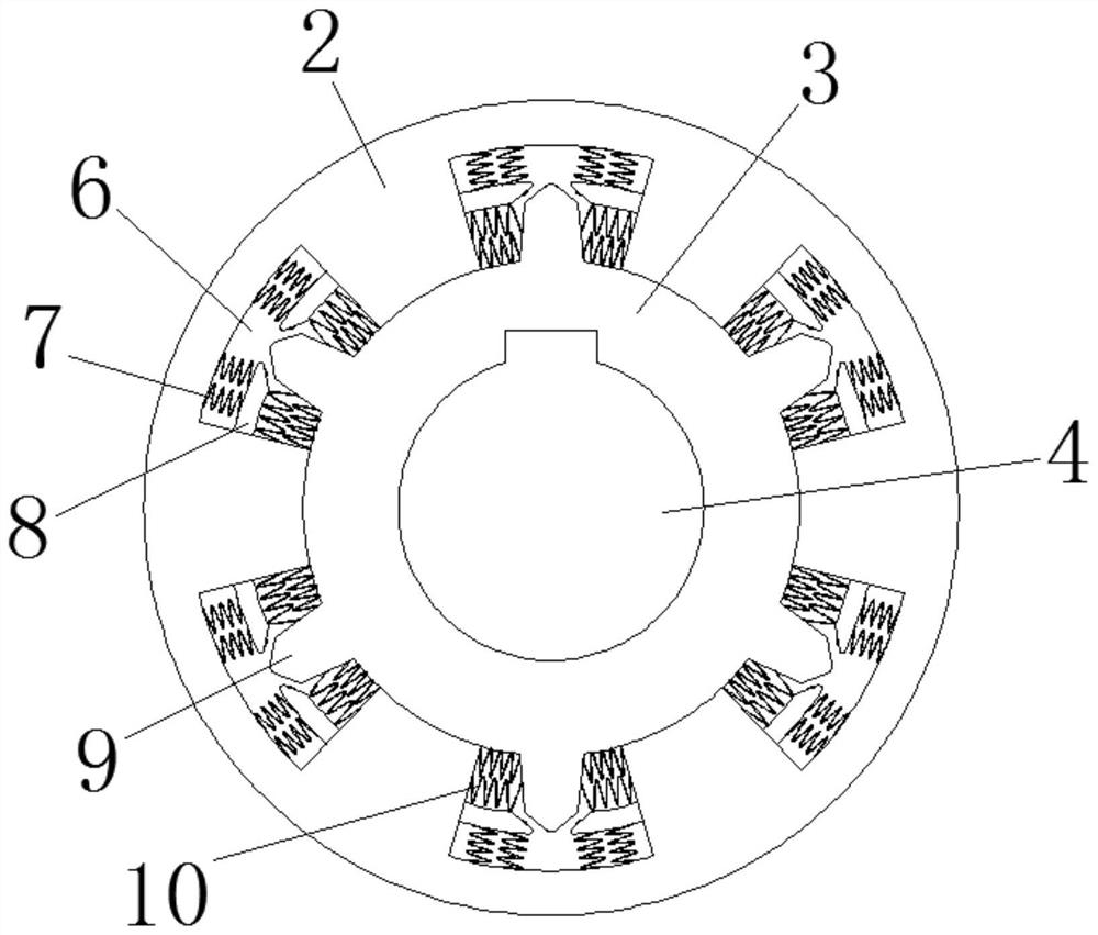 A gear with anti-vibration and wear-resistant functions