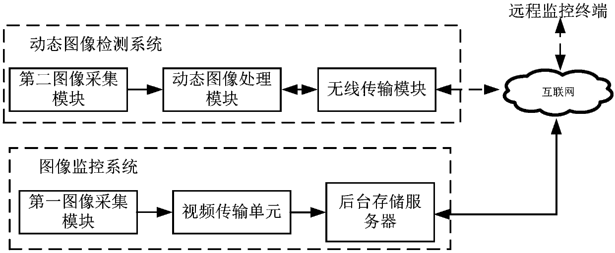 Video monitoring system based on dynamic image detection