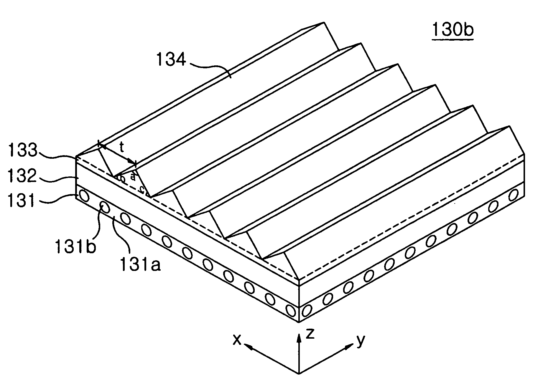 Prism sheet, backlight unit and liquid crystal display