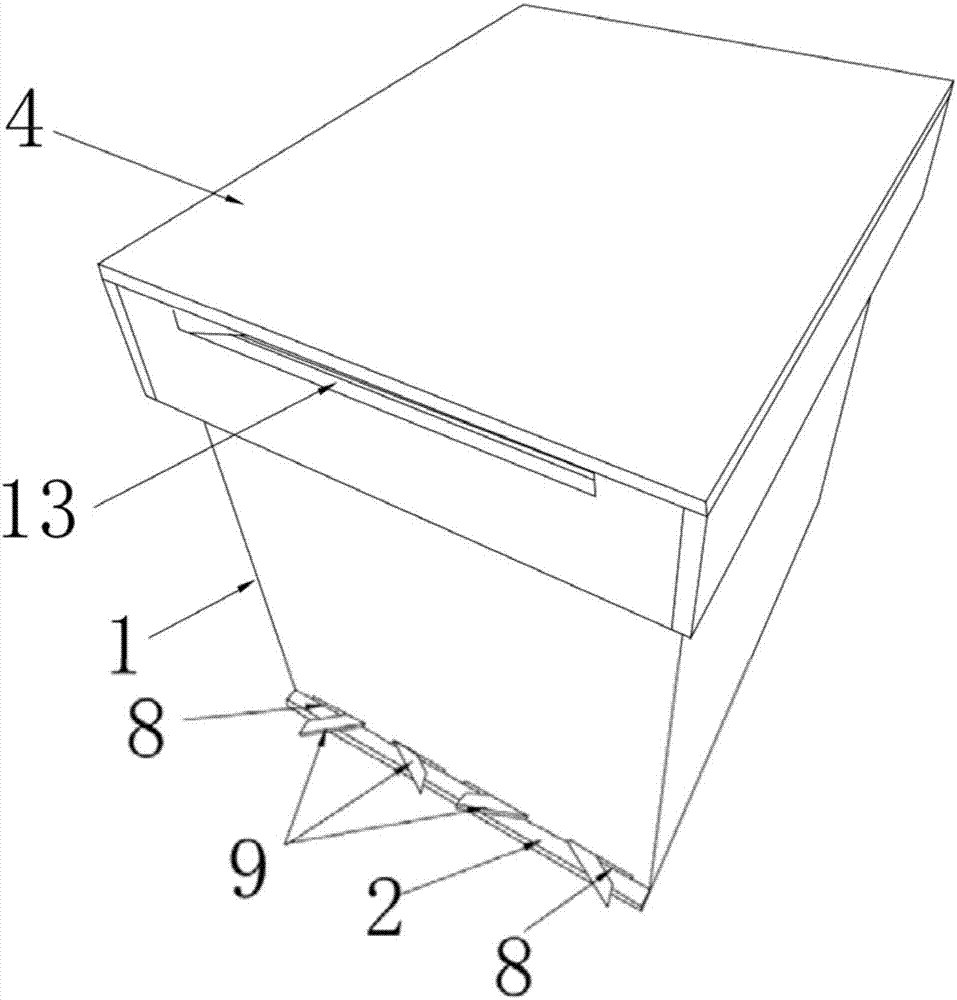 Beehive capable of improving bee environment