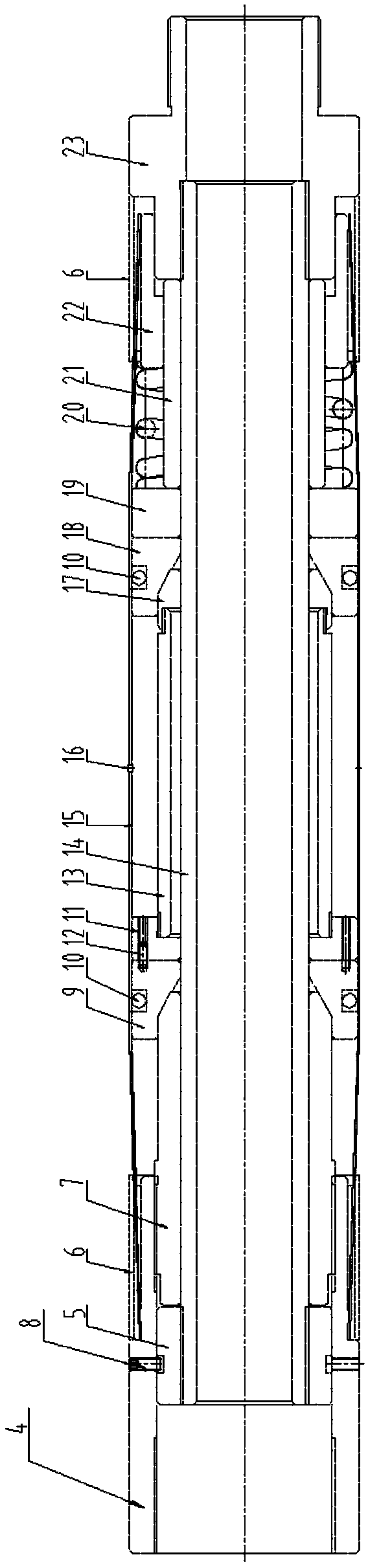 Elastic sieve pipe and sand prevention pipe column