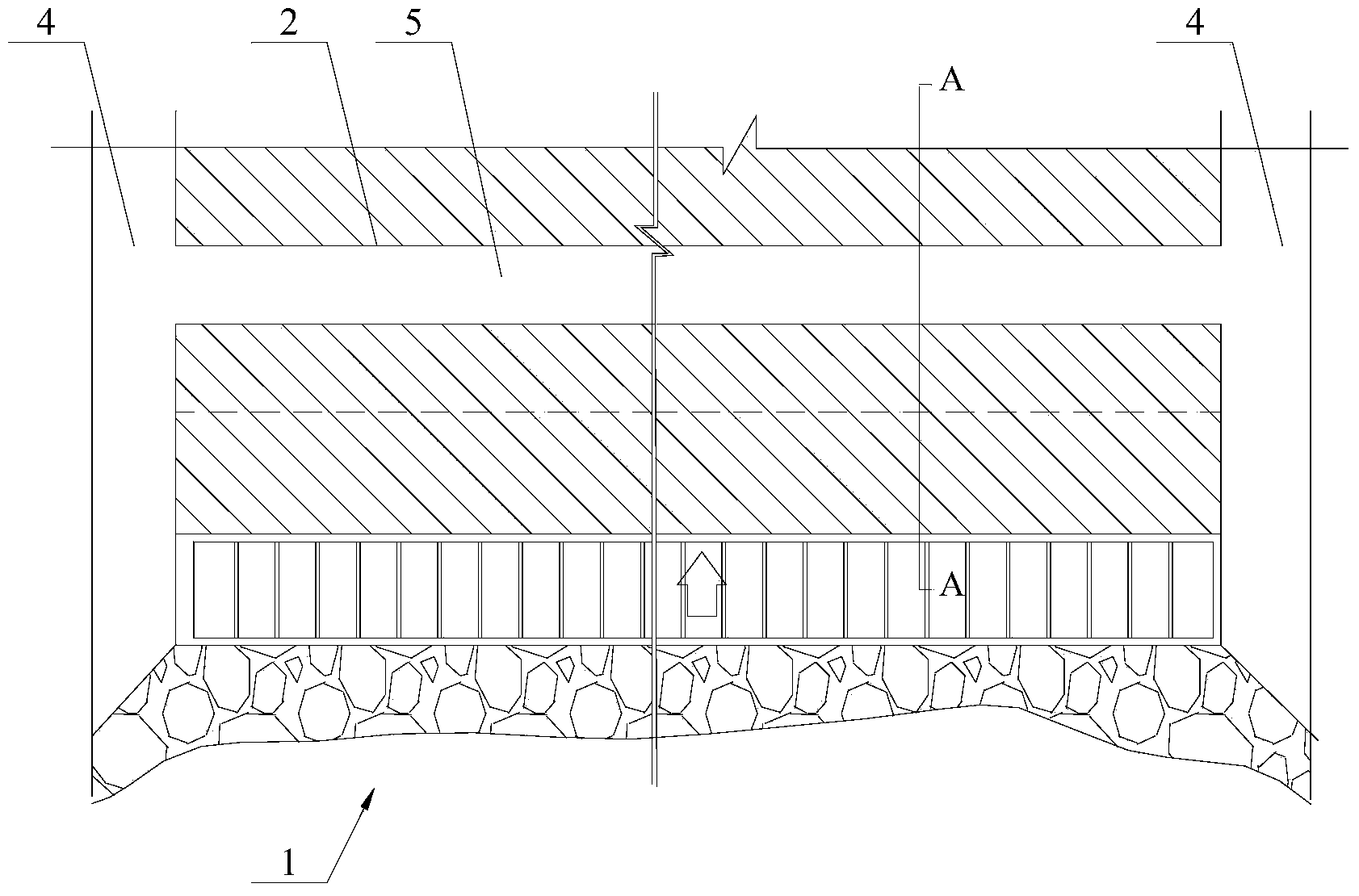 Surrounding rock control method for large-section dismantling tunnel of fully-mechanized mining face