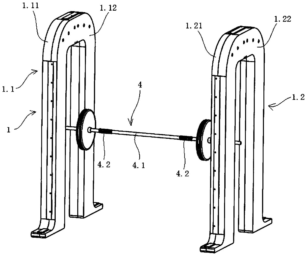 Force lifting movement device with safety protection function