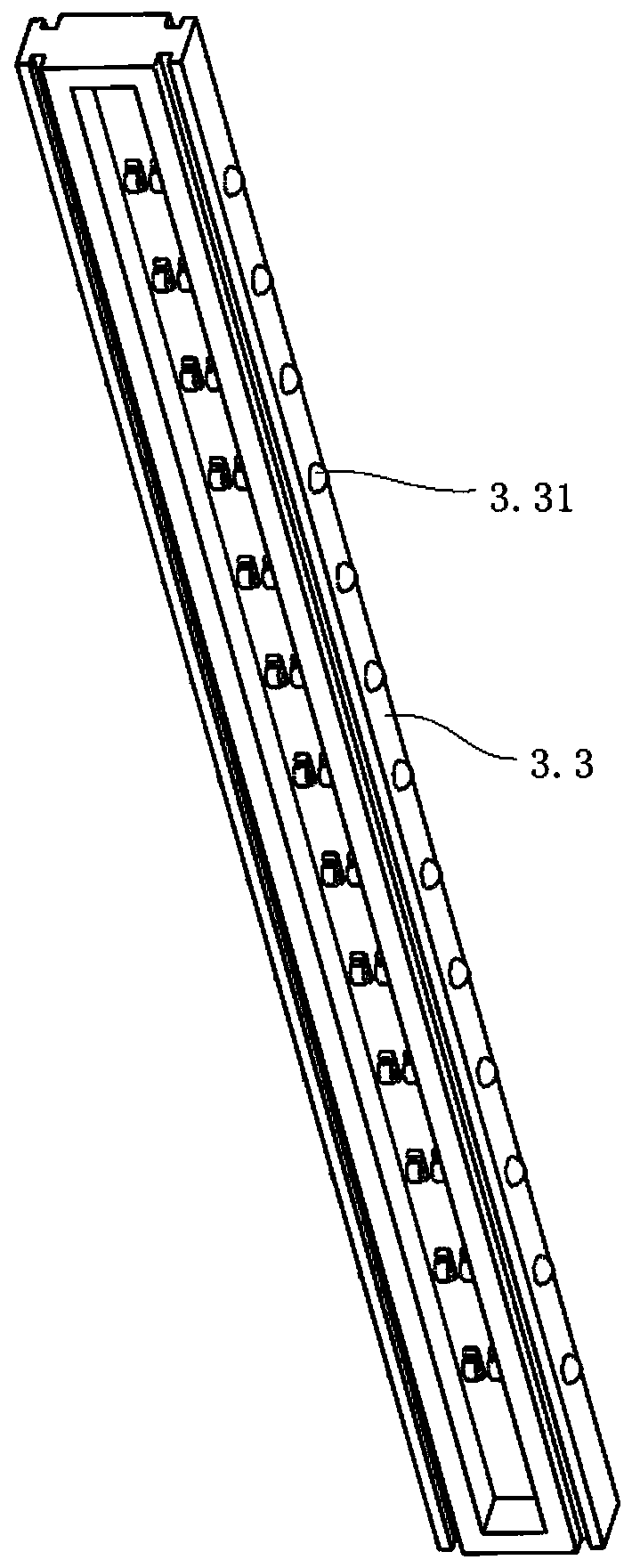 Force lifting movement device with safety protection function