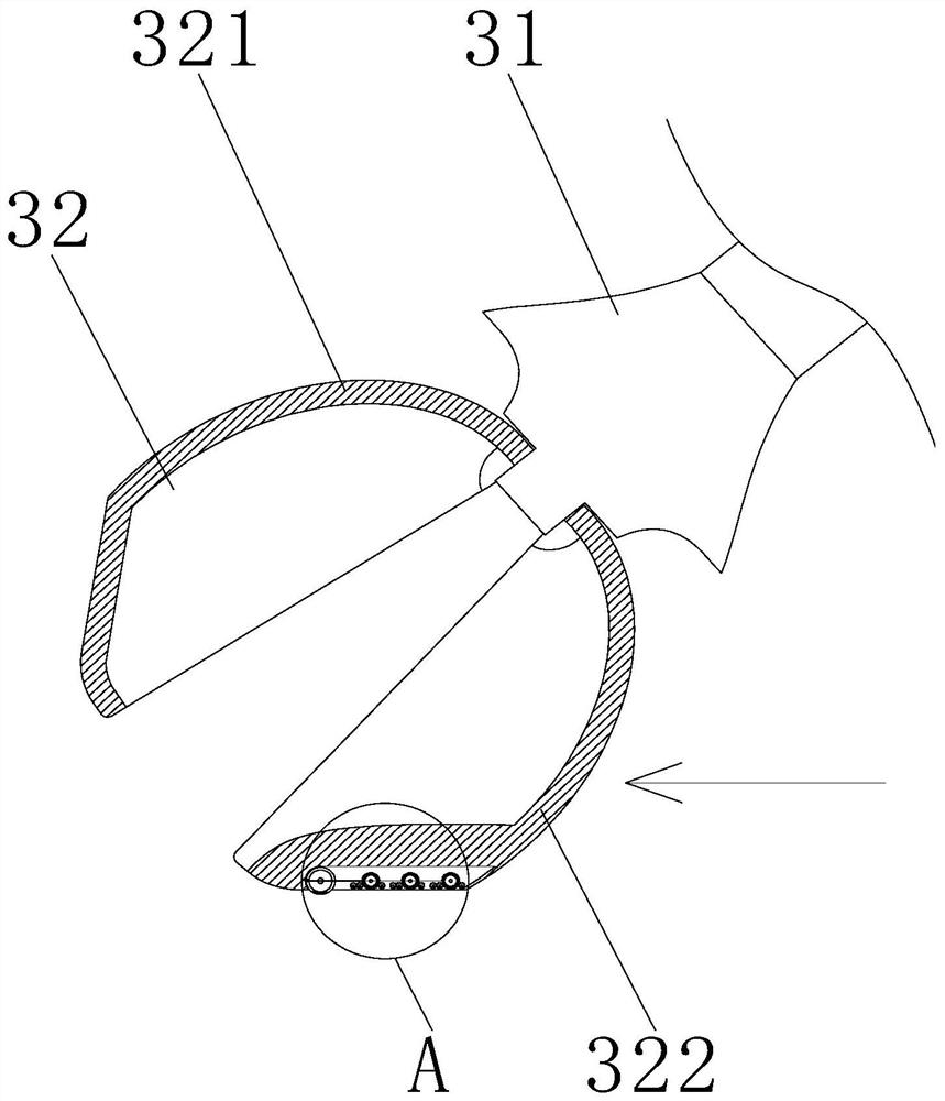 Cleaning device for cleaning feces of domesticated pet