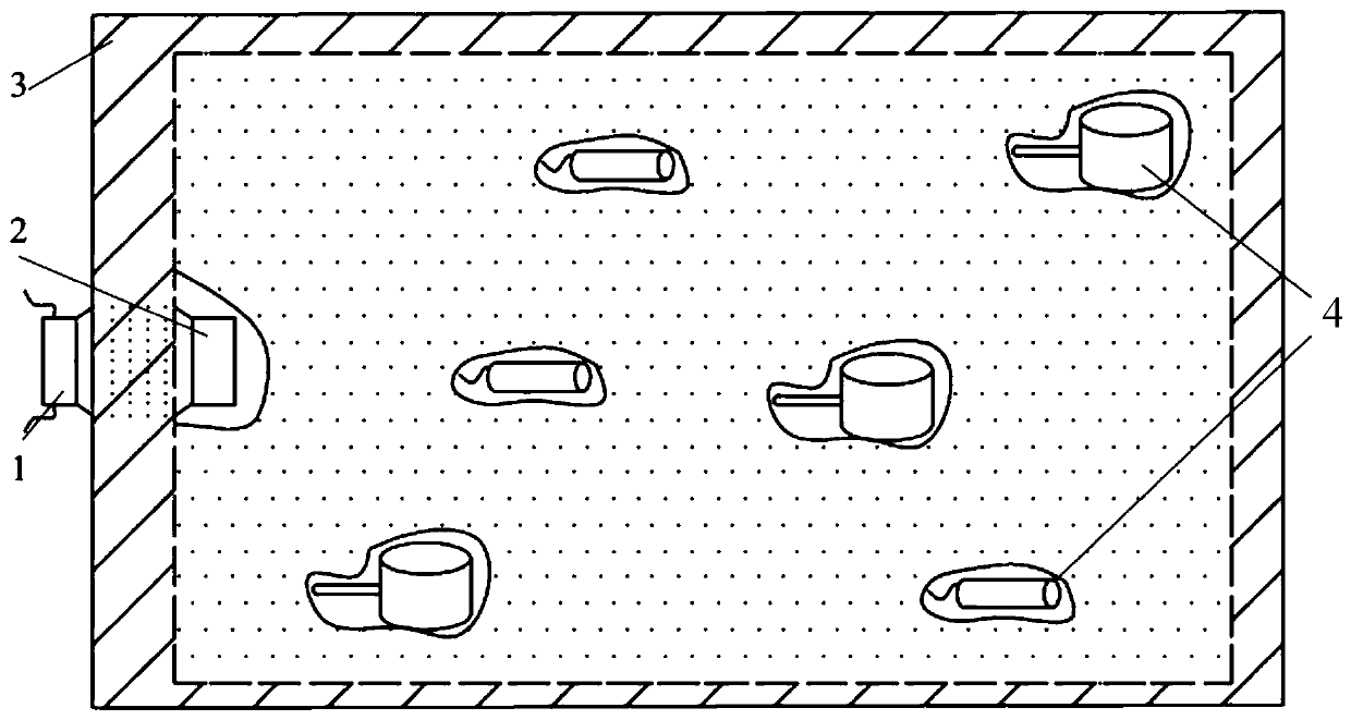 A wireless sensor communication device embedded in metal and its communication method