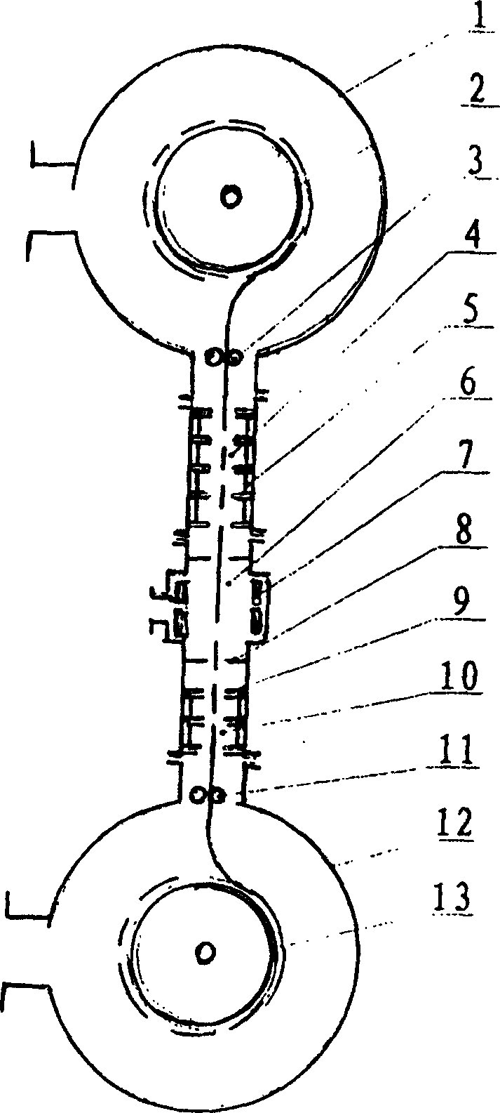 Manufacturing method of lead acid battery electrode plate grid and its equipment