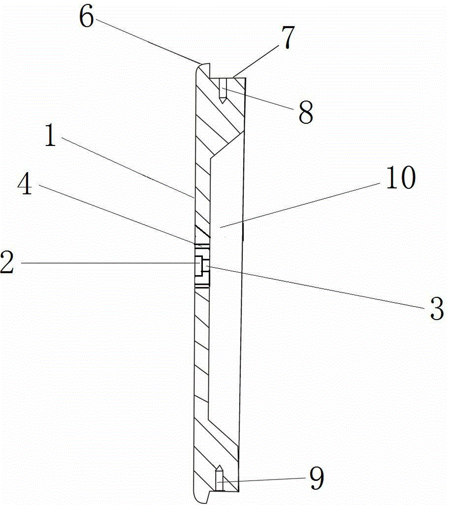 A disc of a microbalance