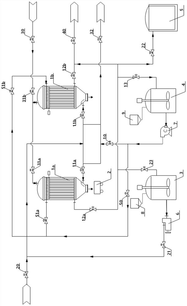 Pre-coating filtering system capable of continuously operating for long period