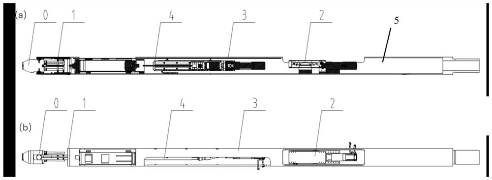 Compact type long-span steel wire rope traction rear-mounted throwing and coating head swinging device