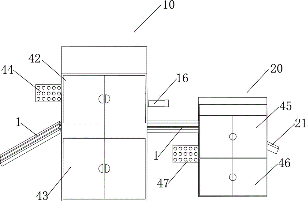 Power battery module separation equipment for electric vehicle