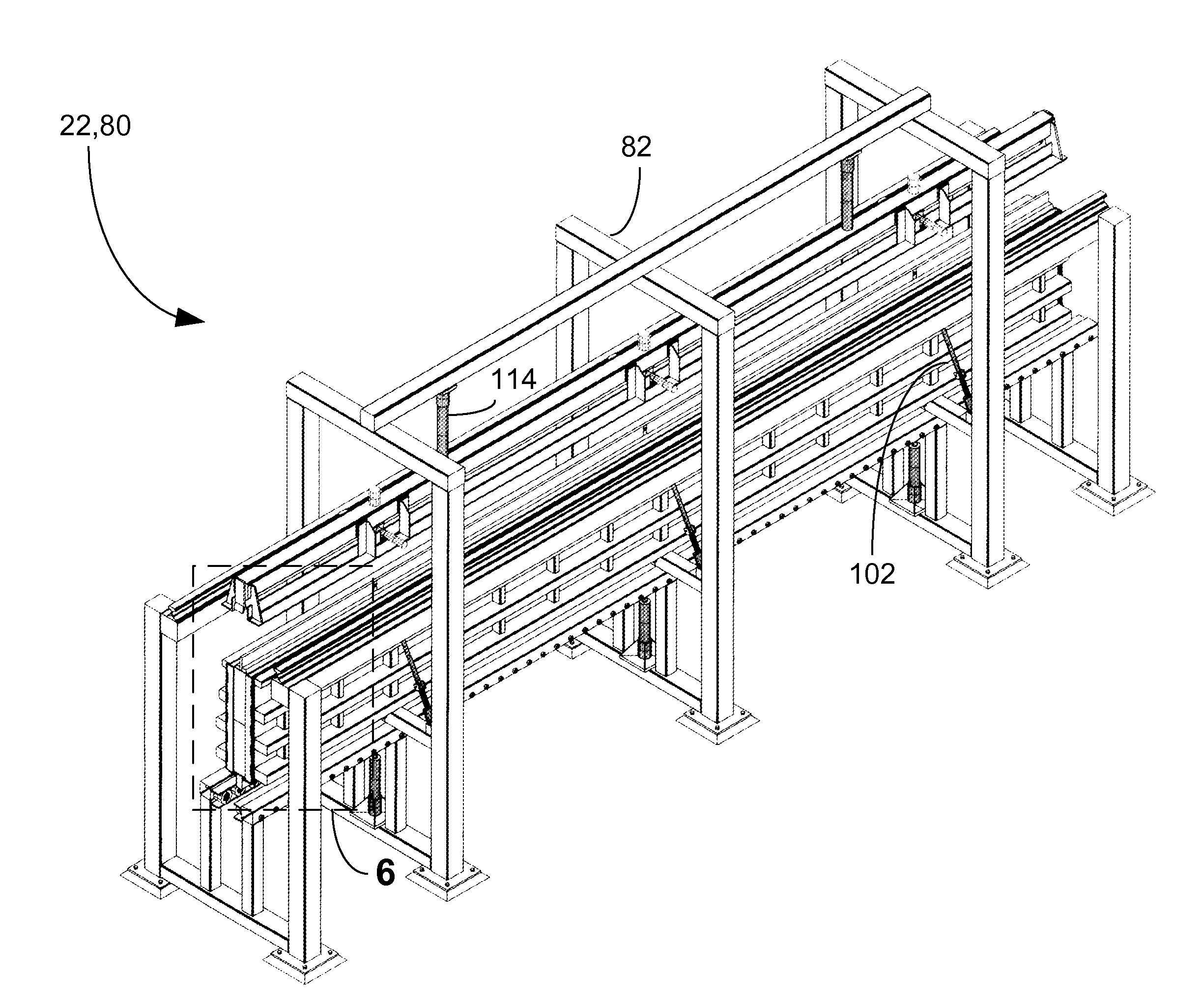 Automated concrete structural member fabrication system