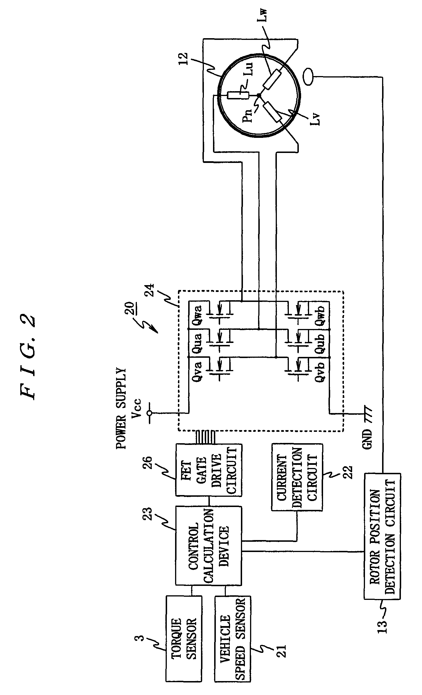 Motor control device and motor-driven power steering system using the same