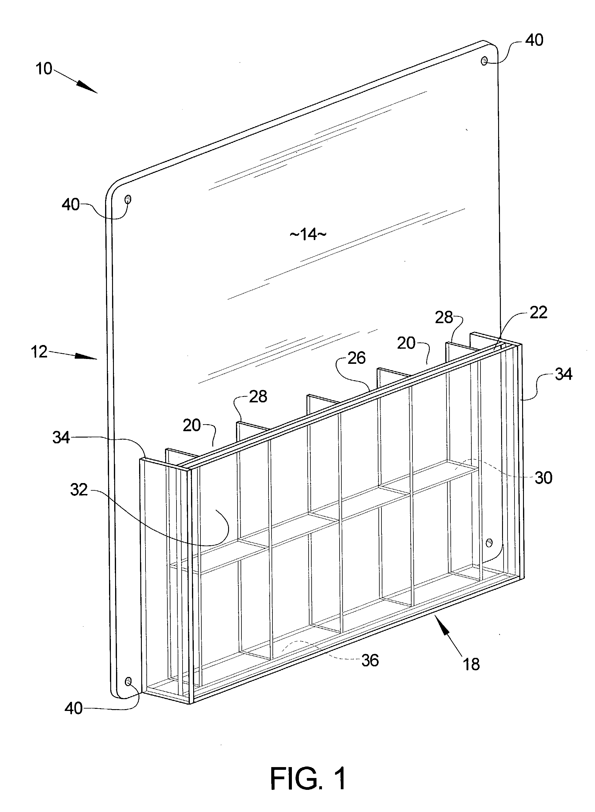 Multiple advertisement holder