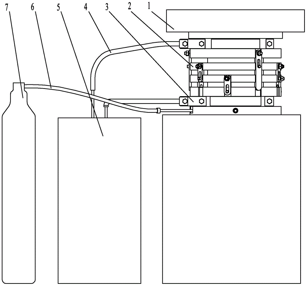 A current-assisted titanium alloy bellows hot forming device and method