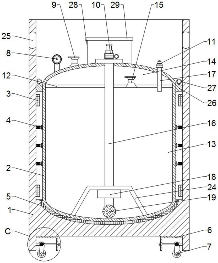 Safe lithium ion battery electrolyte packaging barrel