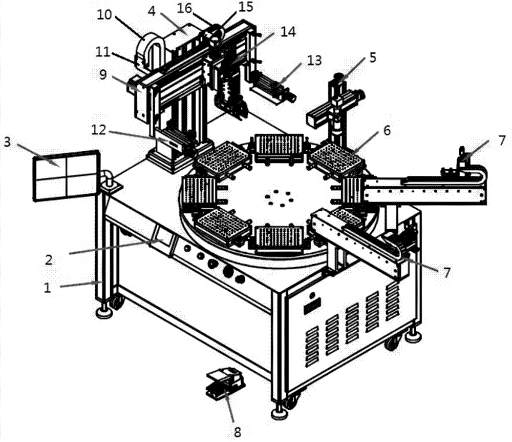 Automatic detection and automatic unloading sorting wire mesh machine