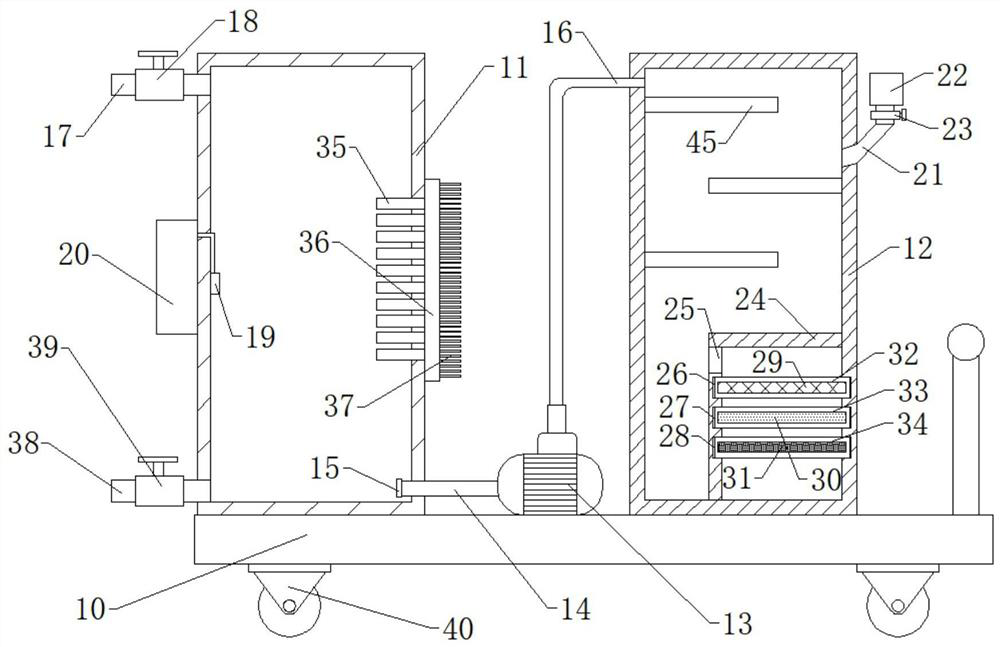 Cooling water recycling device