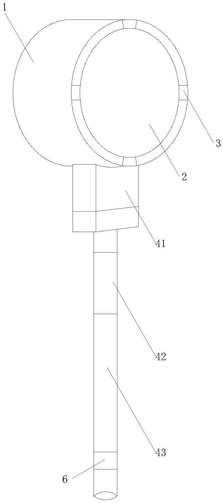 Cold-and-hot double-sided mouth mirror for oral cavity