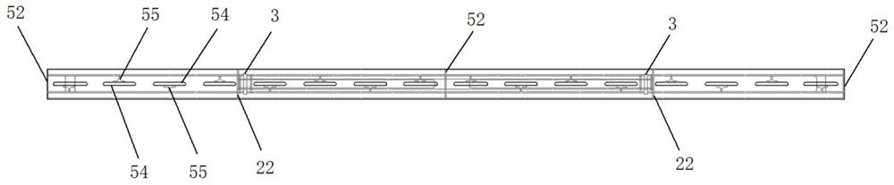 Broadband collinear slot waveguide slot antenna