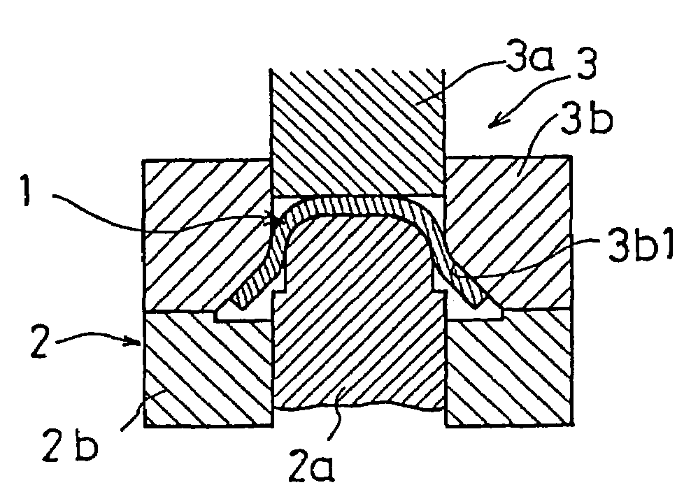 Method of producing a rotary member made of a metallic plate