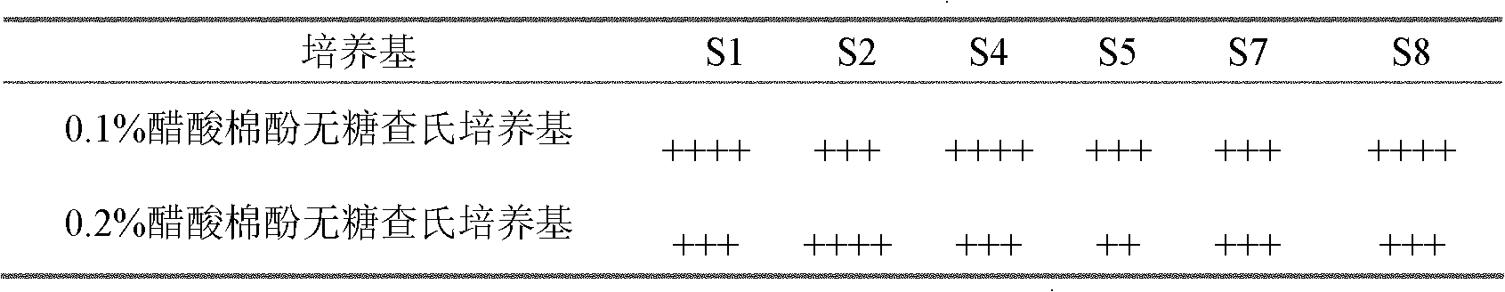 Gossypol acetate degradation bacteria S1