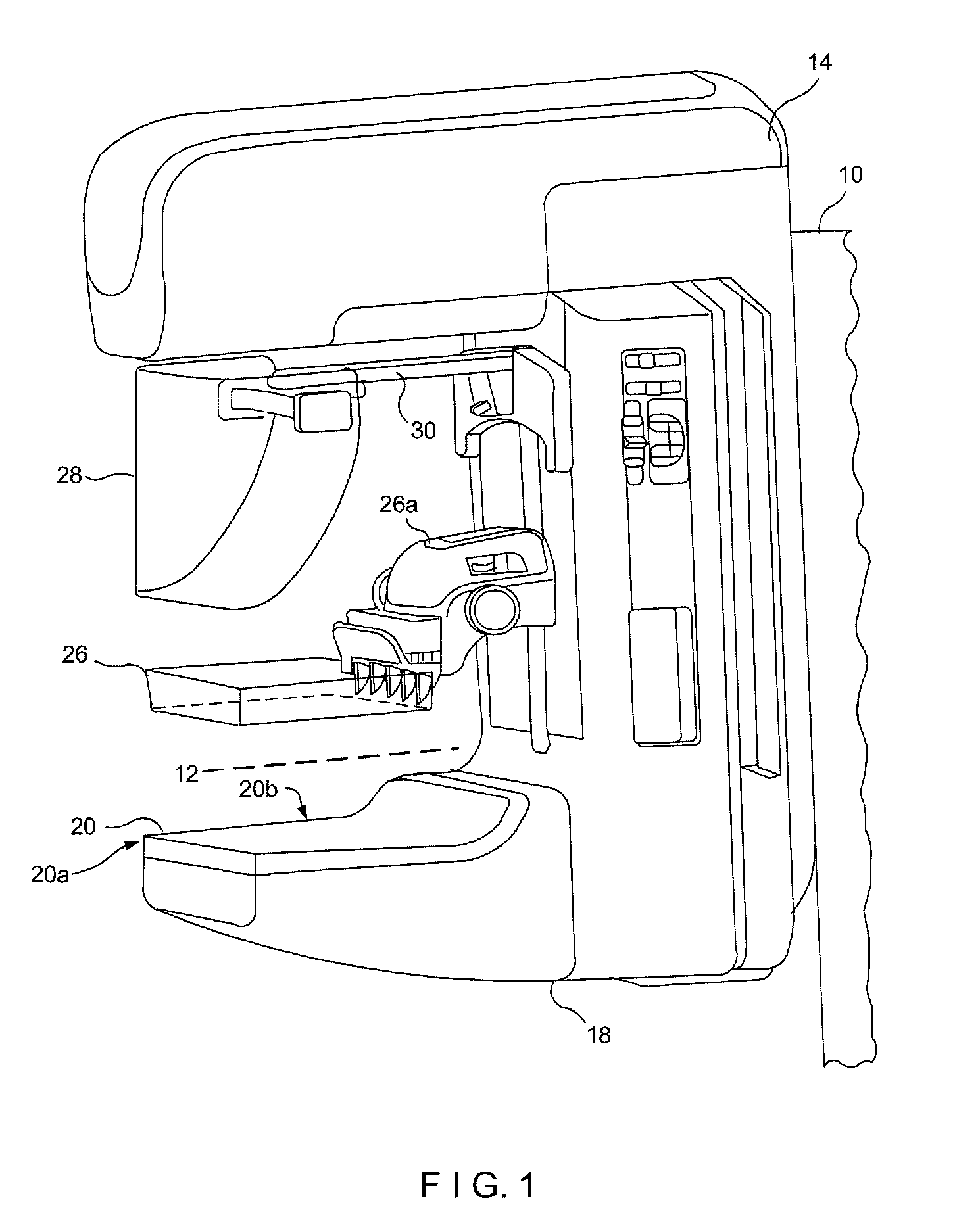 Breast Tomosynthesis System With Shifting Face Shield