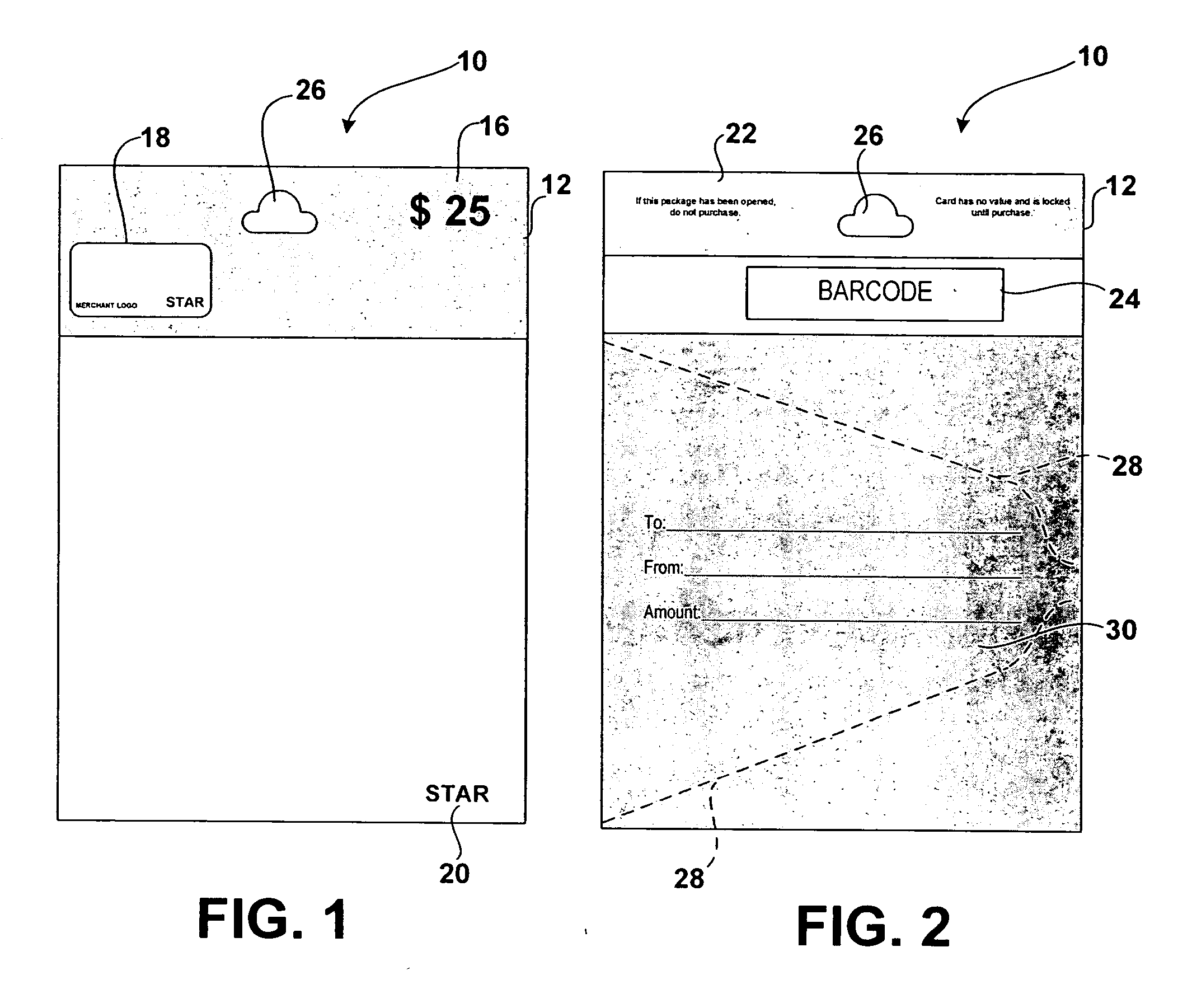 Presentation instrument package arrangement