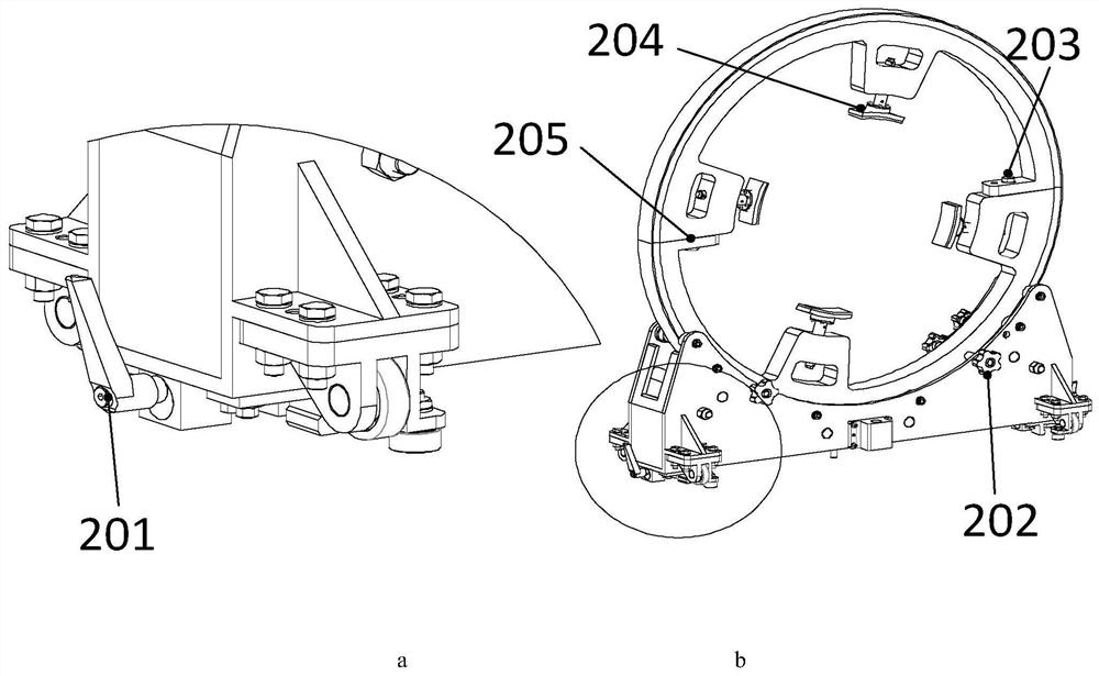 A cabin rapid pose adjustment and tensioning device based on a six-axis platform