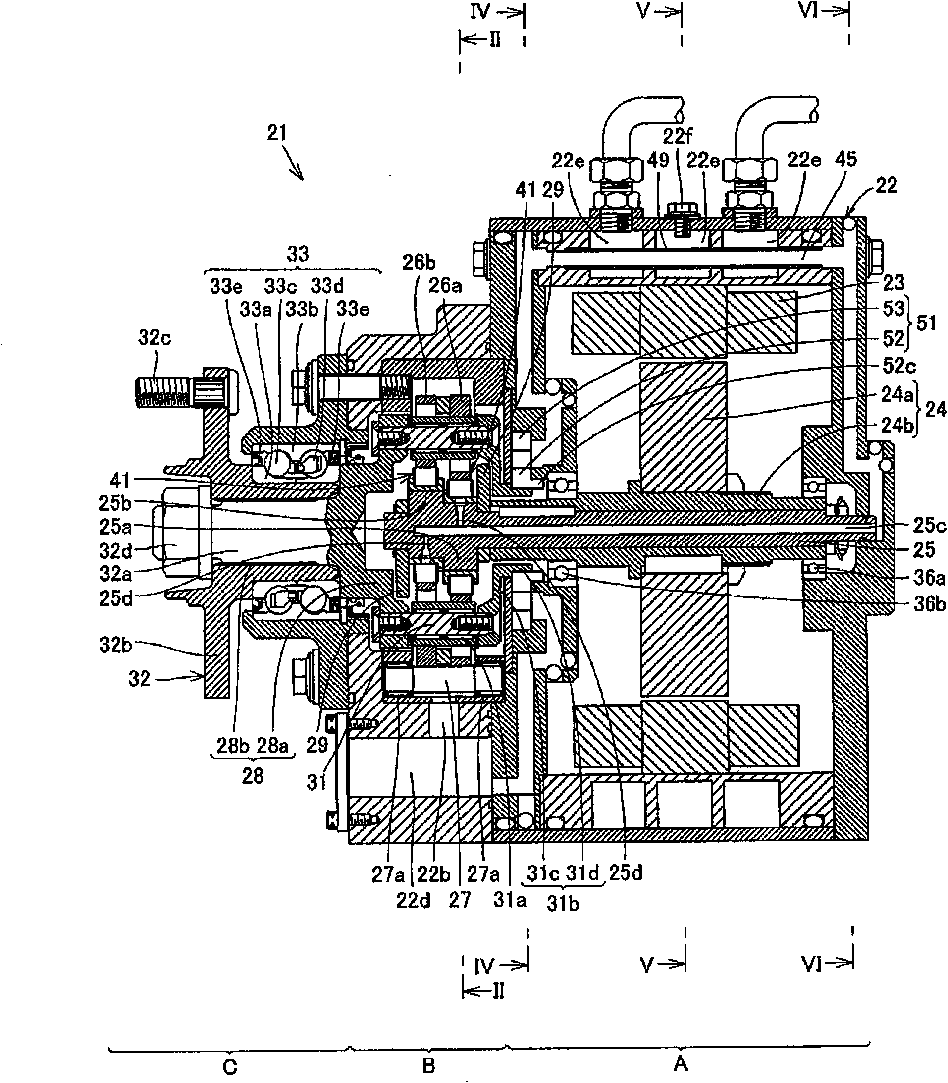 In-wheel motor drive device