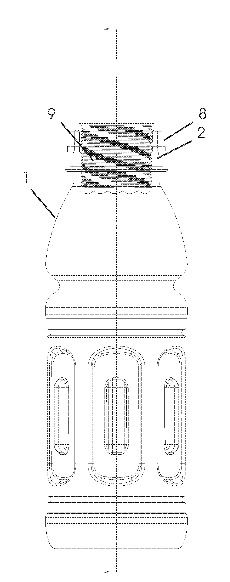 Headspace sealing and displacement method for removal of vacuum pressure