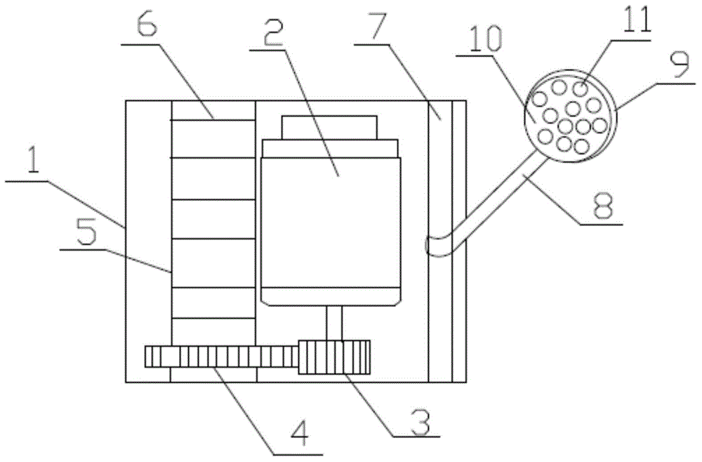 Hernia massage device