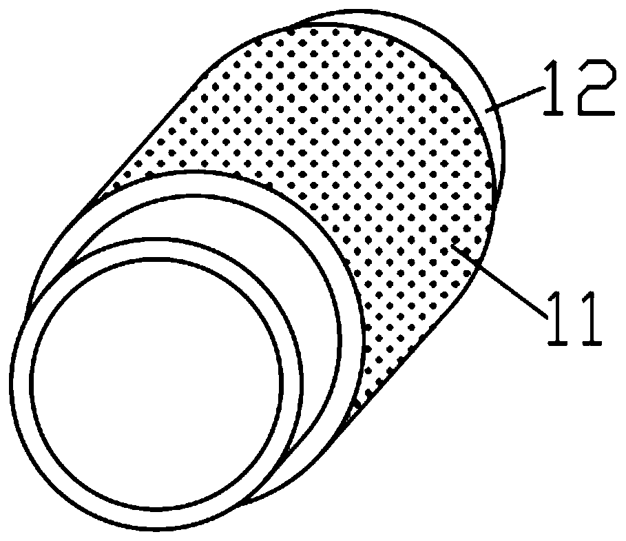 Heating oxygen conveying device for microorganism culture experiment