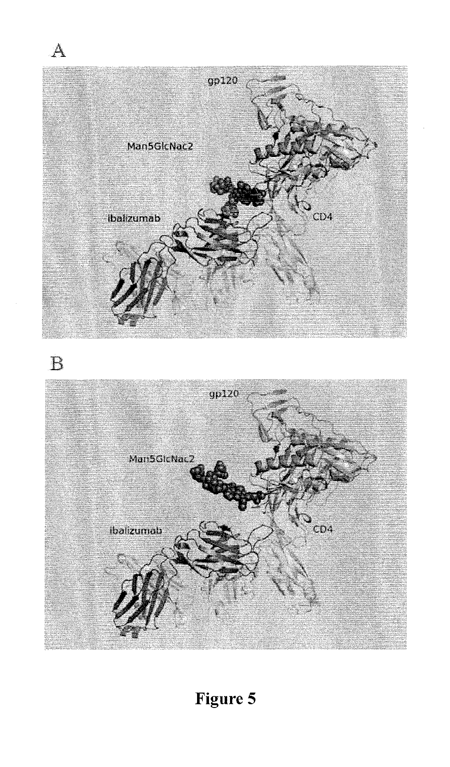 Glycan-modified Anti-cd4 antibodies for HIV prevention and therapy