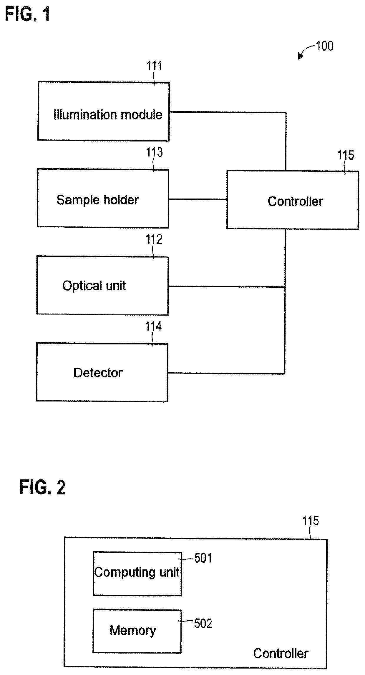 Material testing of optical test pieces