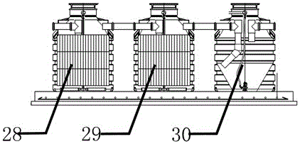 Rainwater wash-out ecological toilet based on solar power generation and sewage treatment method thereof