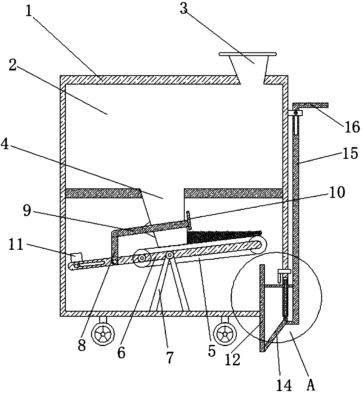 Fertilization device for tea planting