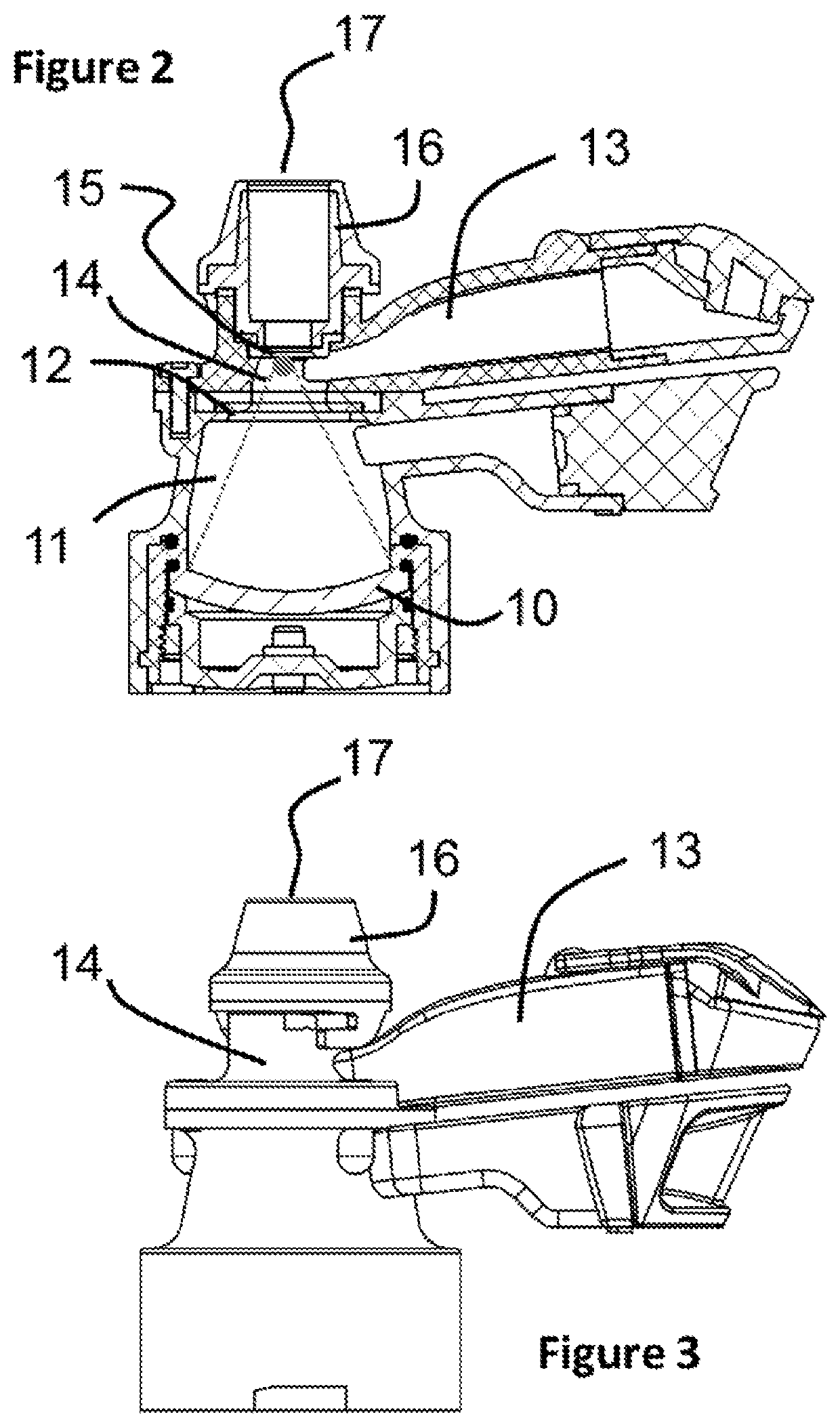 Nasal medication delivery device