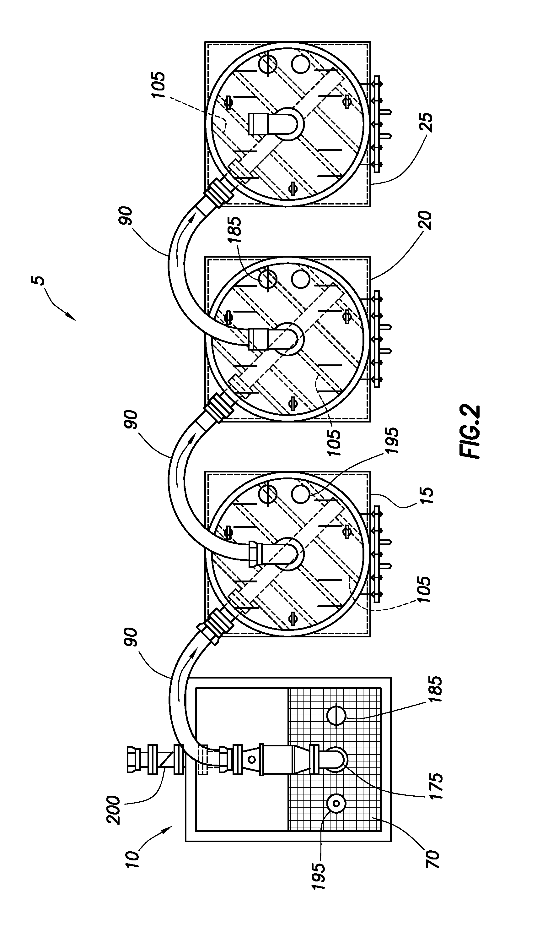 Vacuum truck scrubber system