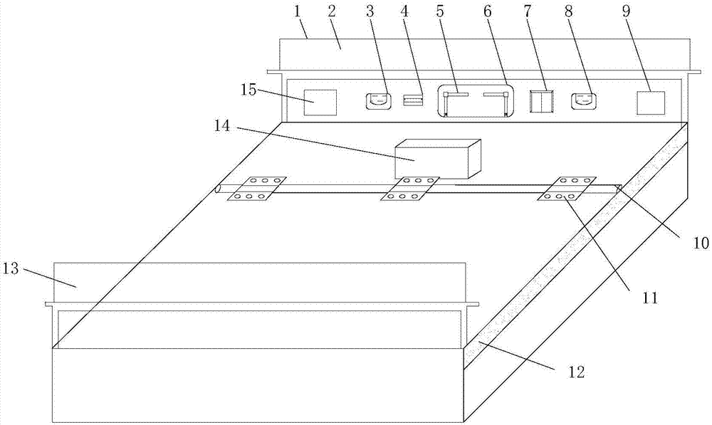 Intelligent sitting and lying integrated sickbed used for treating patients suffering from haemorrhoids