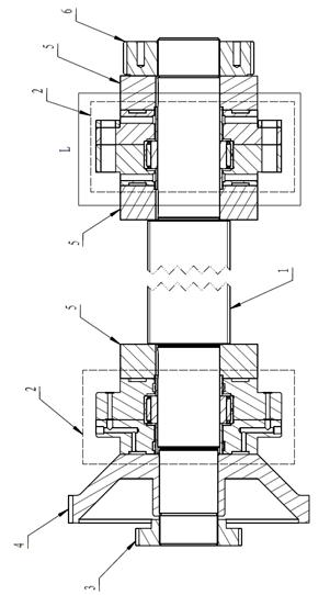 Static combined bearing for screw rod