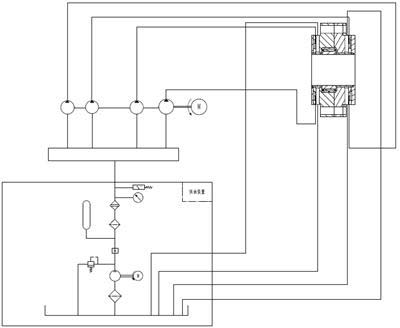 Static combined bearing for screw rod