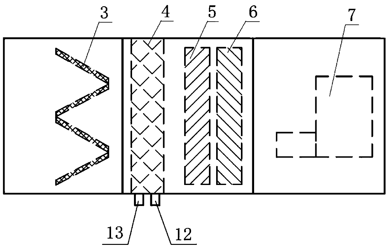 Capillary water seal device for fan and water seal method of capillary water seal device