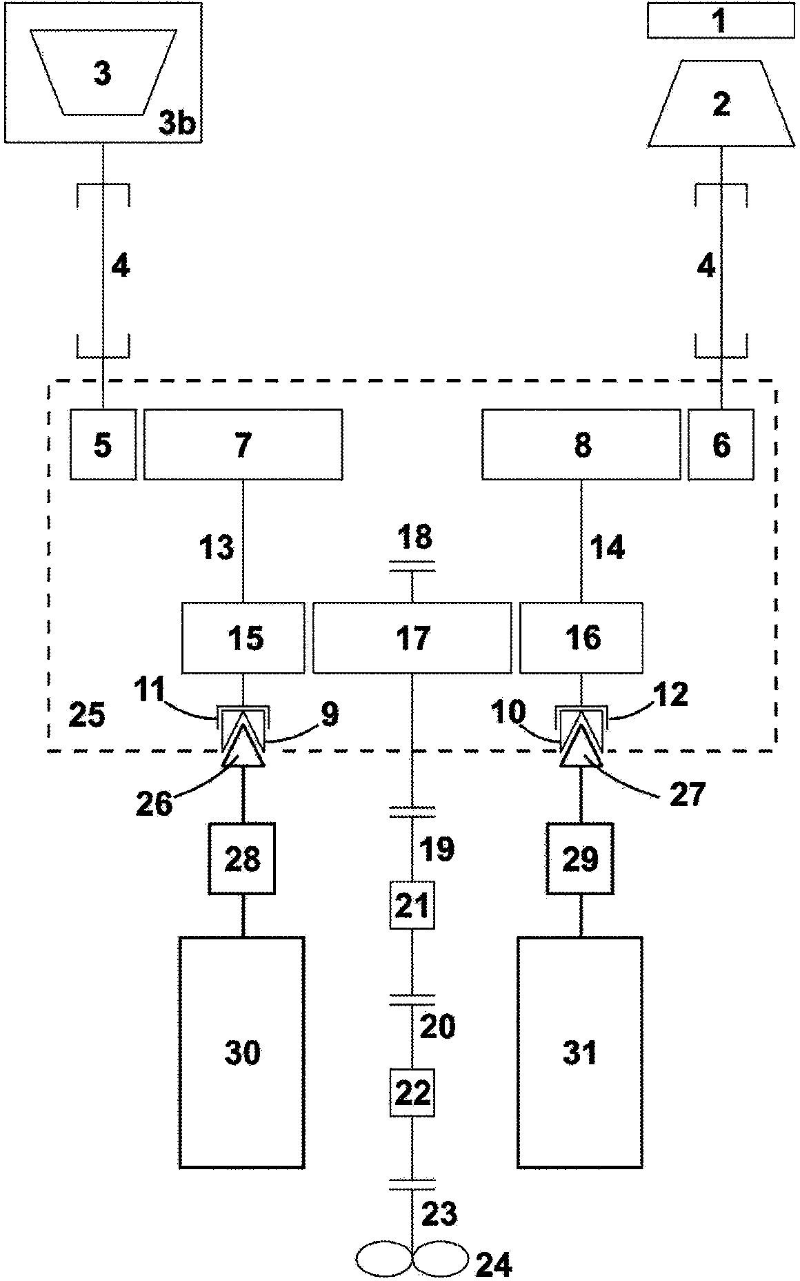 Method of converting steam turbine - powered lng carriers