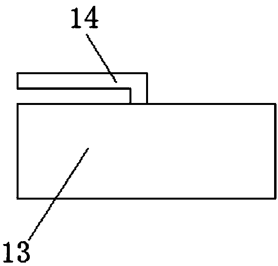 Dust removing device for brake block production