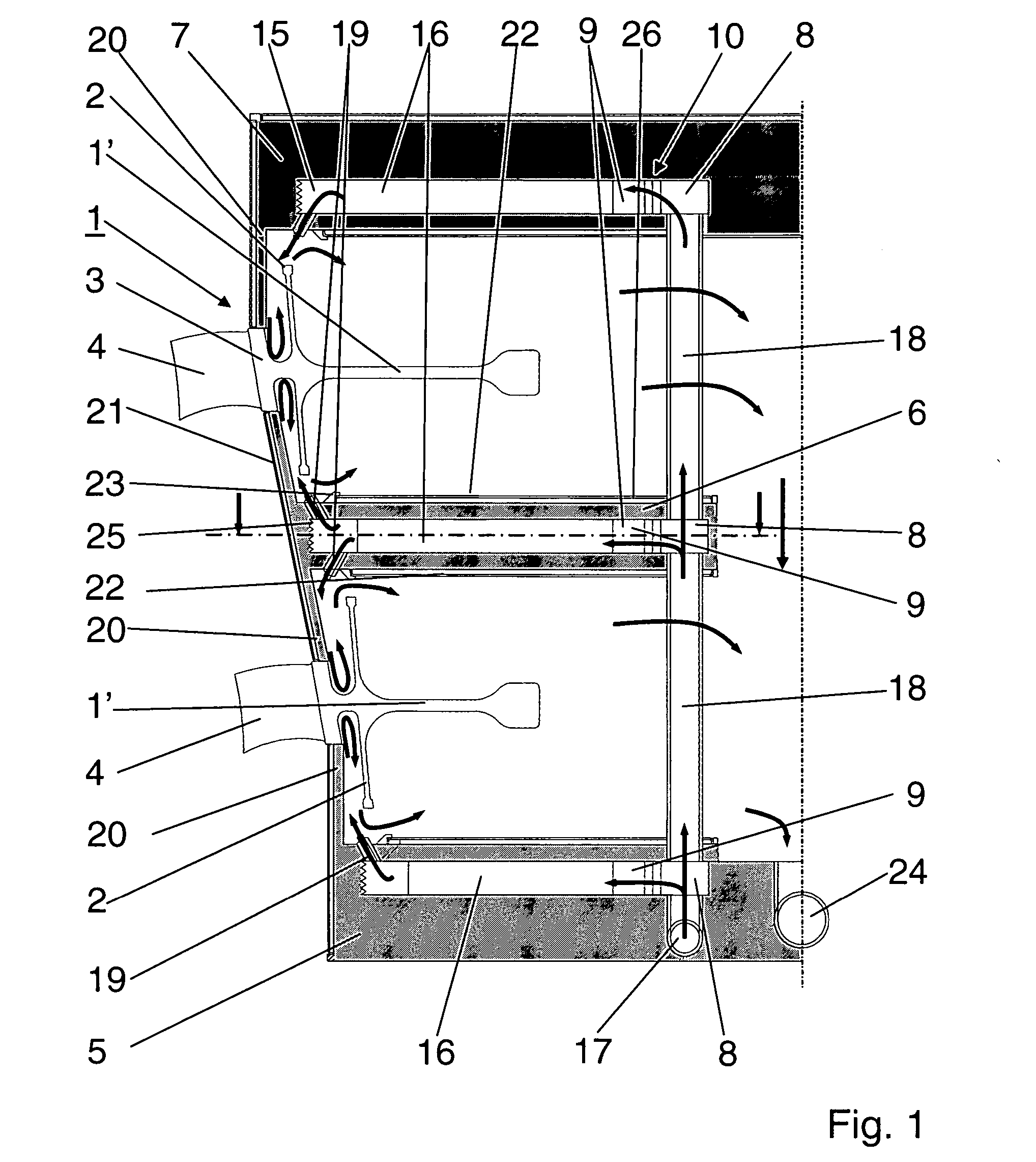 Method and apparatus for coating or heat treatment of blisks for aircraft gas turbines